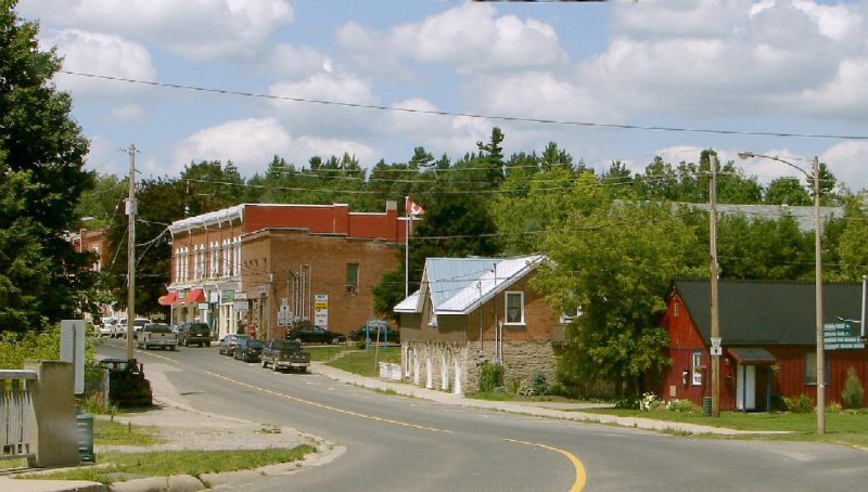 Highway 7 through Asphodel-Norwood Ontario