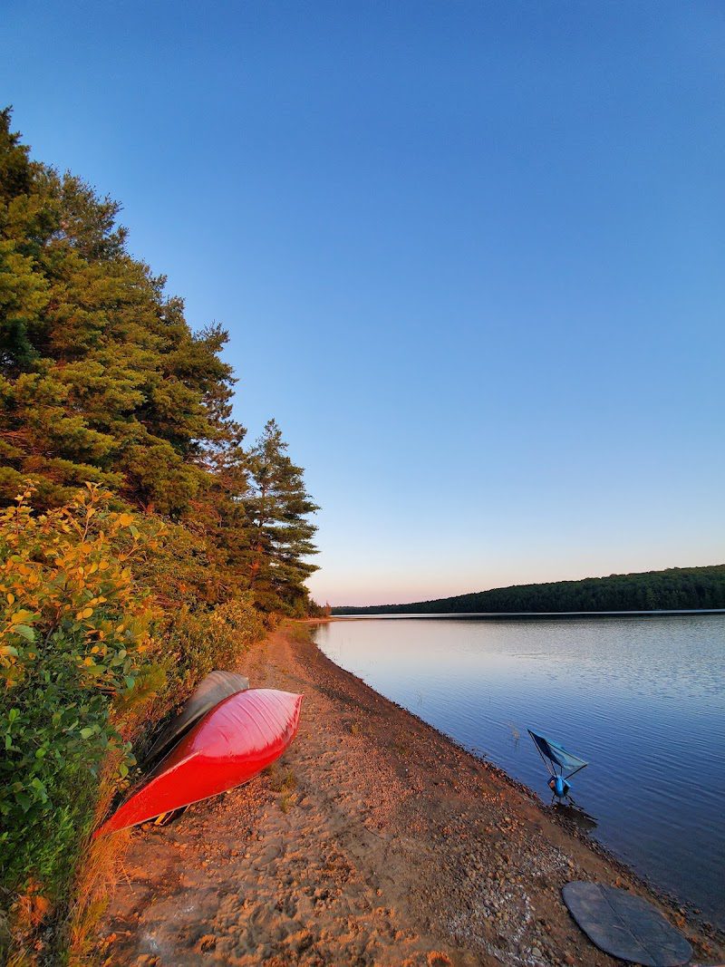 Catchacoma Lake located in the Kawartha Highlands of Ontario Canada