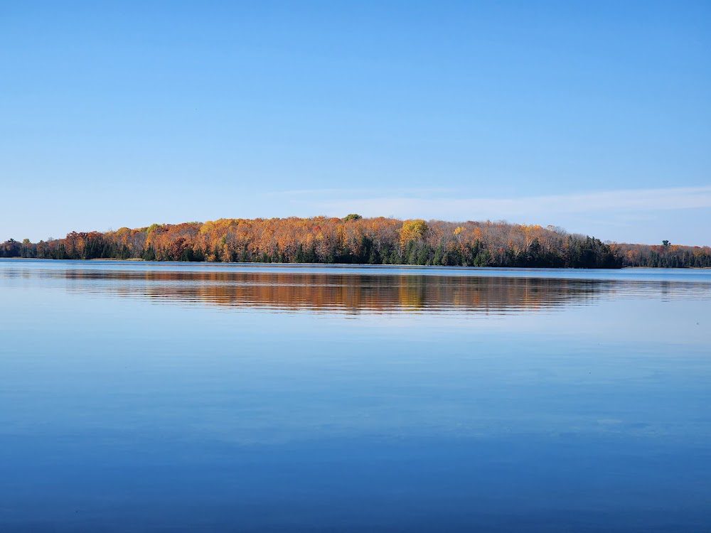 Chemong Lake located in the Kawartha lakes water system and the Trent-Severn Waterway in Ontario Canada