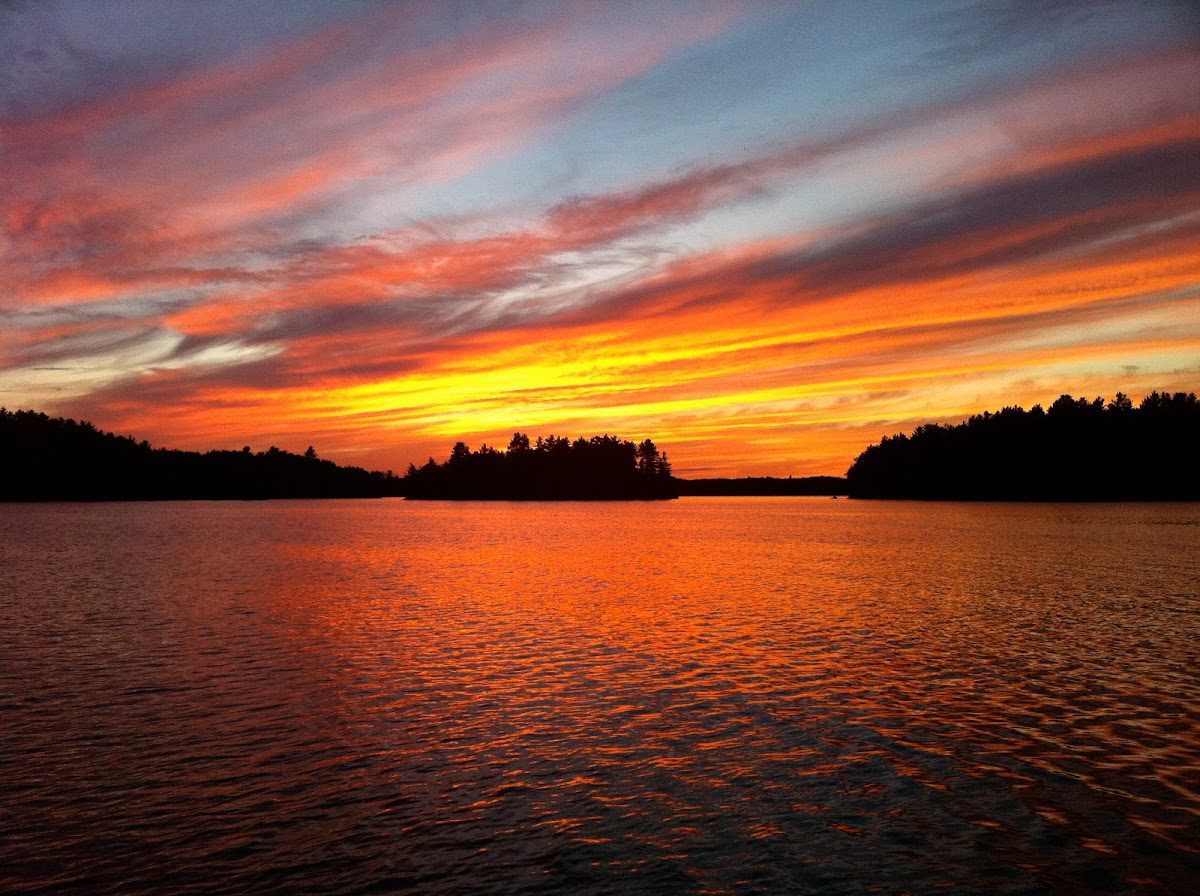 Jack Lake Ontario 1 Anstruther Lake Sunset