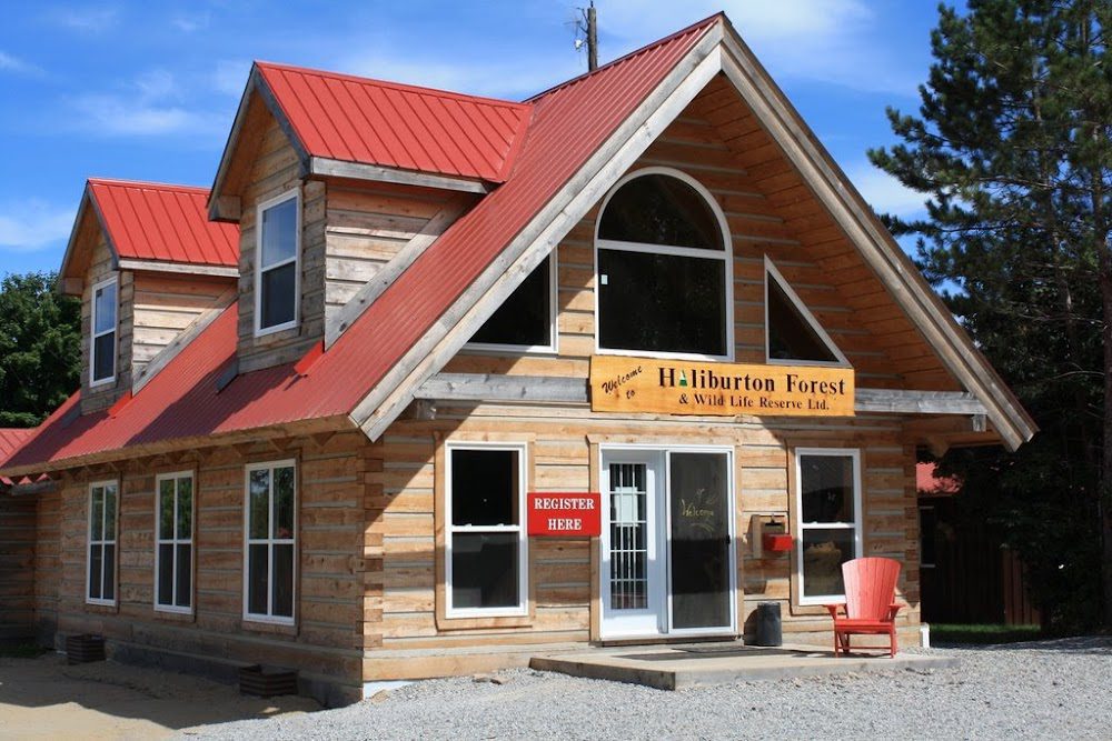 Main Office of Haliburton Forest at Basecamp Main Office of Haliburton Forest at Basecamp