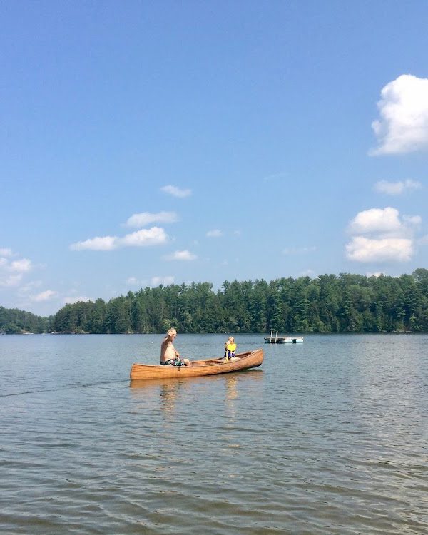 Gull Lake - Ontario Canoe out on the lake